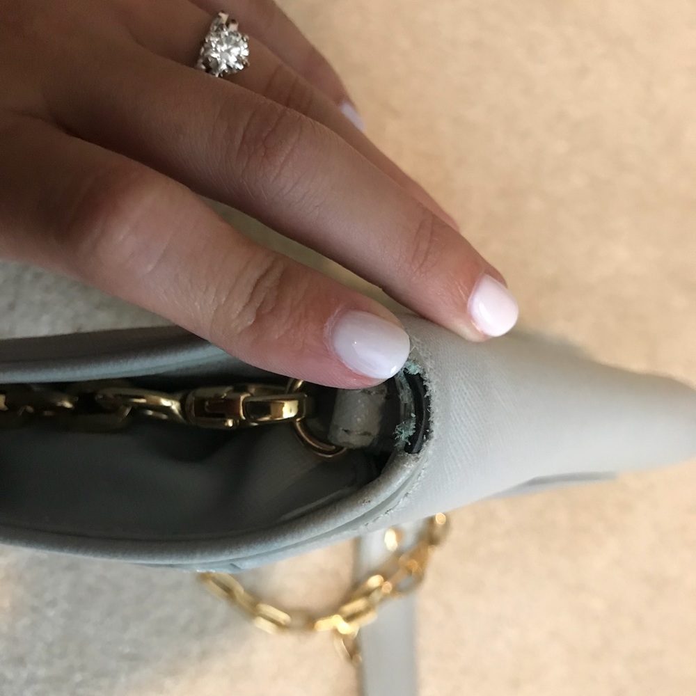 Tory Burch crossbody light blue purse - Picture 5 of 8